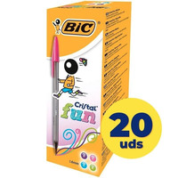 BOLIGRAFO TINTA BIC FUN CAJA 20U