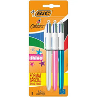 BOLIGRAFO BIC 4 COLORS SHINE 3U BOLIGRAFO BIC 4 COLORS SHINE 3U
