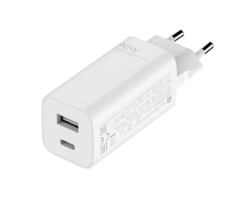 CARGADOR XIAOMI GAN TECH USBC-A 65W