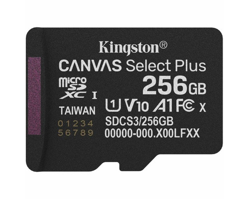 MEMORIA KINGSTON-MICROSD SDCS3 256GBSP MEMORIA KINGSTON-MICROSD SDCS3 256GBSP