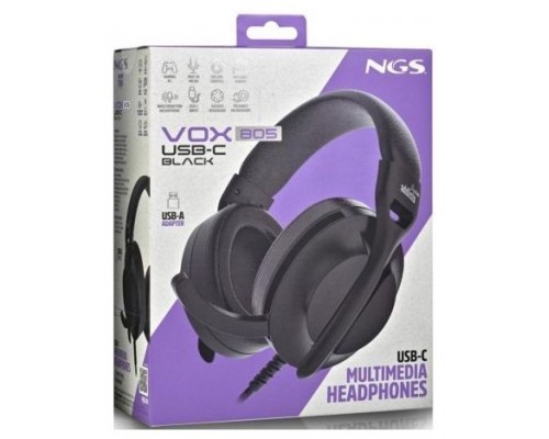 AURICULARES NGS VOX805USBC BK